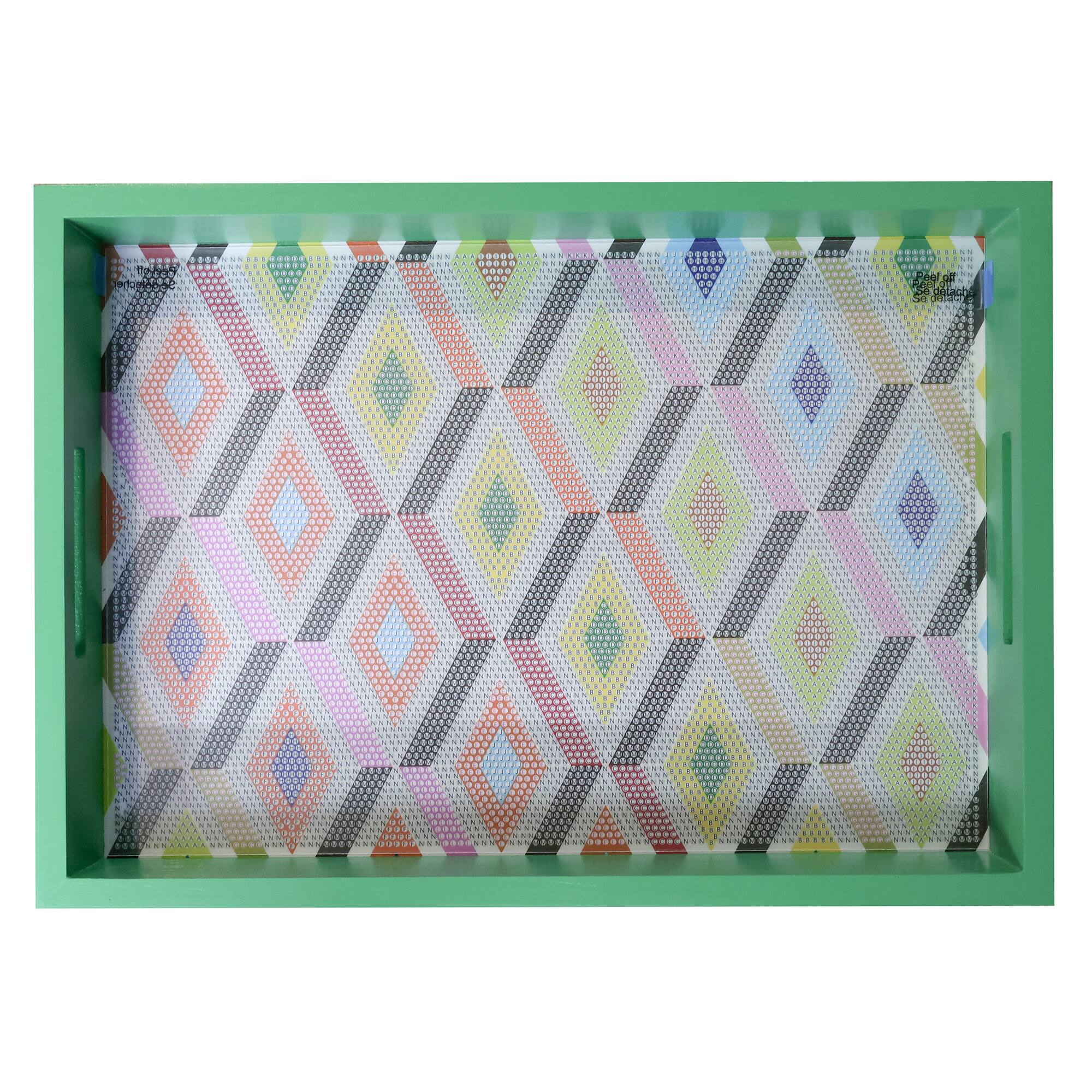 Jonathan Adler x Michaels 10" x 14" Diamond Pattern Diamond Art Tray Kit